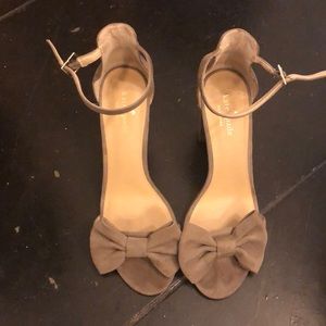 *Kate spade*Taupe block heels